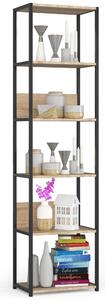Ak furniture Regál Barna 50 cm dub sonoma/černý
