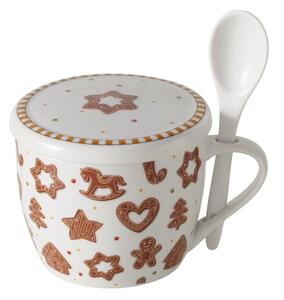 Boltze Home Collections Velký hrnek Ginger s lžící