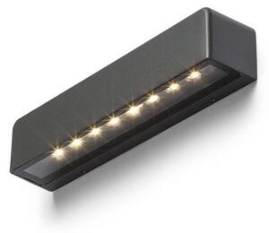 RED R13619 SAMPO nástěnná antracitová 230V LED 9W IP65 3000K - RED - DESIGN RENDL