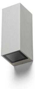 RED R13610 DESMOND II nástěnná stříbrnošedá 230V GU10 2x35W IP44 - RED - DESIGN RENDL