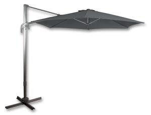 Slunečník Santorini Ø 300cm šedý