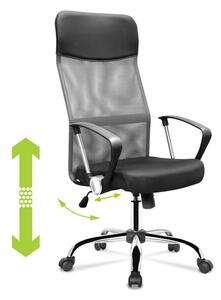 Kancelářská židle LINCOLN šedá/černá