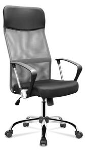 Kancelářská židle LINCOLN šedá/černá