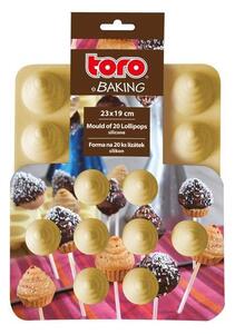 Silikonová forma na pečená lízátka TORO 23x19cm