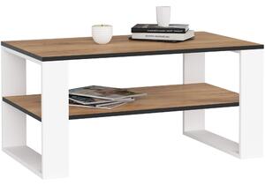 Ak furniture Konferenční stolek DOMI II dub craft/bílý