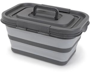 4Home Skládací silikonový úložný box s víkem Storage