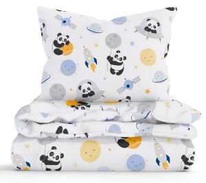 MK Lůžkoviny Bavlněné povlečení Renforcé do postýlky - Vesmírná panda
