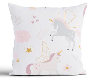 MK Lůžkoviny Bavlněný povlak na polštářek Renforcé 40 x 40 cm - Unicorn