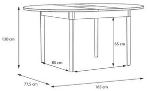 Jídelní stůl CALASETTA š: 130-165CM