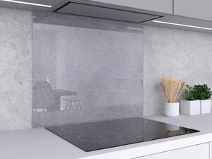 In-Design Kuchyňská skleněná zástěna - imitace nerezi Šířka skla (mm): 500, Výška skla (mm): 600