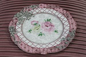 Romantic Rose porcelánový talíř dezertní 21cm