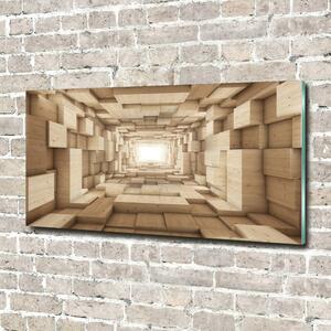 Fotoobraz na skle Dřevěný tunel osh-33419074