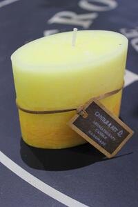 Žlutá voňavá svíčka Citrus 9cm