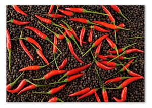 Foto obraz skleněný horizontální Chilli papričky osh-35225615