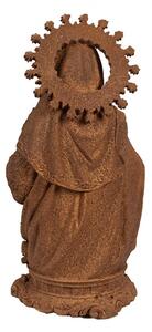 Dekorativní rezavá figurka panenka Marie - 15*13*28 cm
