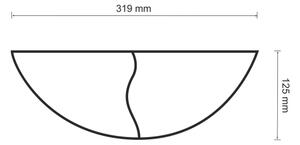 Nástěnné svítidlo FALA 1xE14/12W/230V sádra/bílá