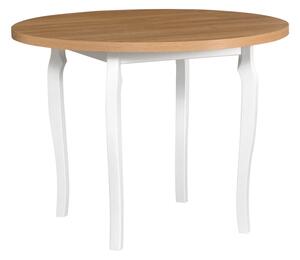 Jídelní stůl POLI 3 + deska stolu grandson, nohy stolu bílá