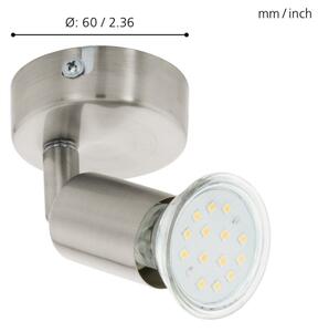 Eglo 92595 - LED Nástěnné bodové svítidlo BUZZ-LED 1xGU10/2,8W/230V
