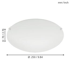 Eglo 80265 - Stropní přisazené svítidlo MARS 1xE27/25W/230V