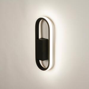 Nástěnné designové LED svítidlo Aret Black (LMD)