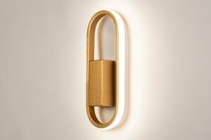 Nástěnné designové LED svítidlo Aret Gold (LMD)