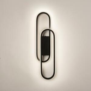 Nástěnné designové LED svítidlo Aret Duo Black (LMD)