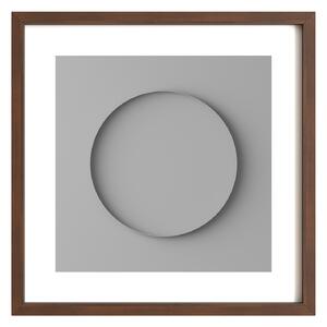 Idealform Poster no. 2 Circle shadow Barva: Silver grey, S textem: Bez textu