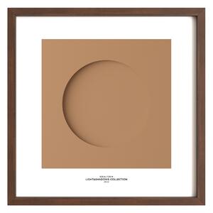 Idealform Poster no. 4 Minimalist circle Terracotta