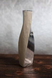 Krémově stříbrný svícen Cappucino 25cm