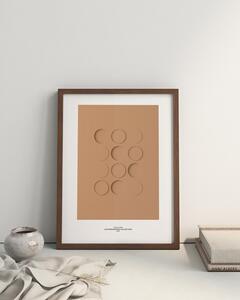 Idealform Poster no. 16 Shadow forms Terracotta