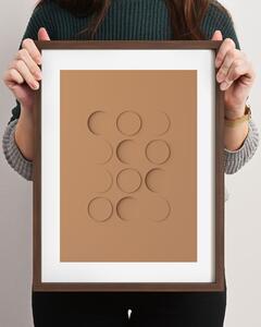 Idealform Poster no. 15 Shadow forms Terracotta