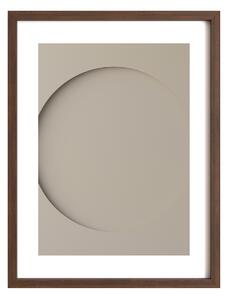 Idealform Poster no. 5 Round composition Barva: Smokey taupe, Velikost: 300x400 mm