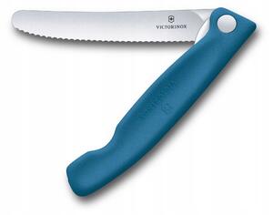 Nůž piknikový skládací Victorinox Swiss Classic 11 cm zoubkovaný modrý