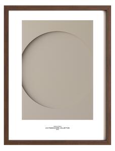 Idealform Poster no. 20 Round composition Smokey taupe