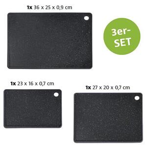 Prkénka na krájení 3 ks, plast KESPER 30940