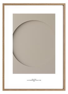 Idealform Poster no. 6 Round composition Barva: Smokey taupe, Velikost: 500x700 mm