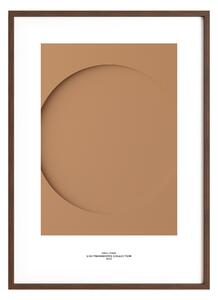 Idealform Poster no. 6 Round composition Barva: Terracotta, Velikost: 500x700 mm