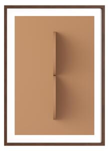 Idealform Poster no. 7 Arched shapes Barva: Terracotta, Velikost: 500x700 mm