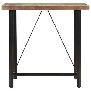 Barový stůl 110x55x107 cm masivní recyklované dřevo a železo