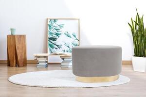 TABURET, dřevo, textil, kompozitní dřevo, 35,5/43/55 cm - Taburety, Online Only
