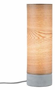 Paulmann stolní lampa Neordic Skadi 1-ramenné dřevo/beton 796.64 P 79664