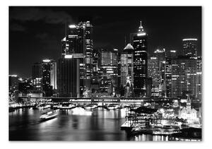 Foto obraz sklo tvrzené Sydney noc osh-42190312