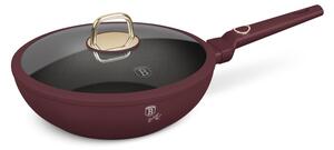 Pánev wok s poklicí a titanovým povrchem 28 cm Leonardo Collection