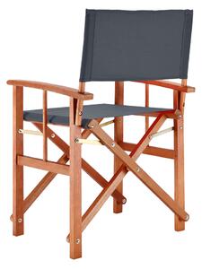 FurniGO Režisérská dřevěná židle Cannes - antracit