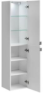Koupelnová vysoká skříňka LEONARDO WHITE