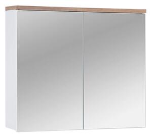 Koupelnová zrcadlová skříňka BALI WHITE 2D 80 cm