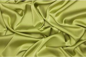 Saténové umělé hedvábí | Silky Armani - Pistáciově zelená