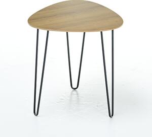 Přístavný stolek BRISA 2 přírodní/černá