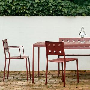 HAY Zahradní jídelní židle Balcony Dining Chair, Iron Red