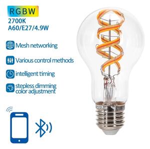 LED RGBW Žárovka FILAMENT A60 E27/4,9W/230V 2700K - Aigostar